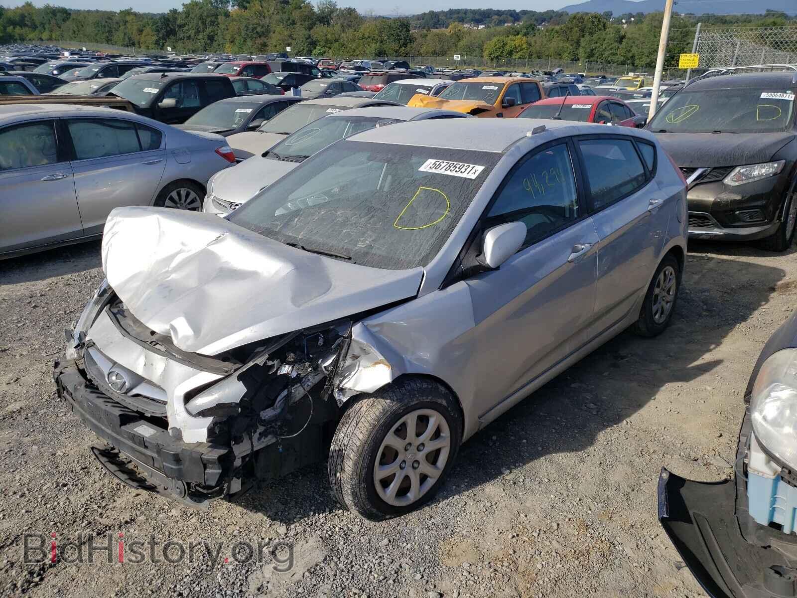 2013 HYUNDAI ACCENT - VIN: KMHCT5AE5DU059731 - Фото 2