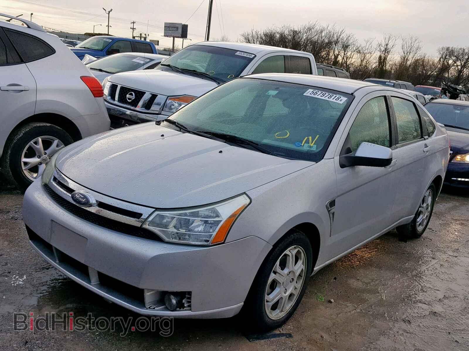 2008 FORD FOCUS - VIN: 1FAHP35N58W155405 - Фото 2
