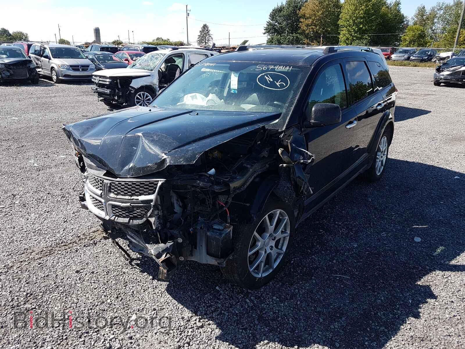 2016 DODGE JOURNEY - VIN: 3C4PDDFG0GT213025 - Фото 2