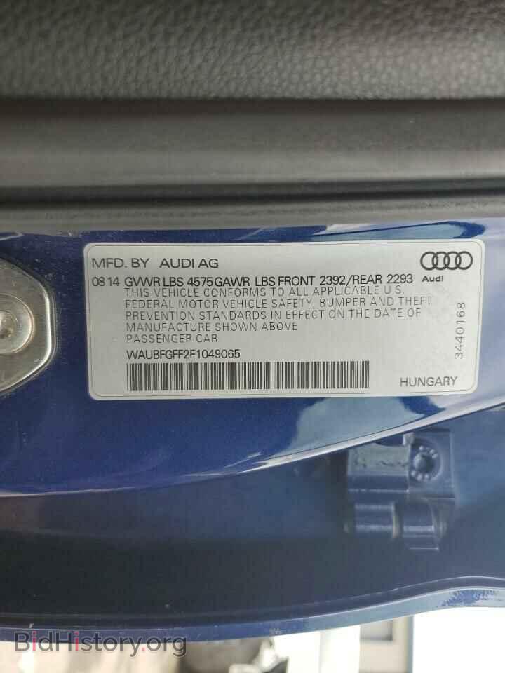 2015 AUDI A3 - VIN: WAUBFGFF2F1049065 - Фото 12