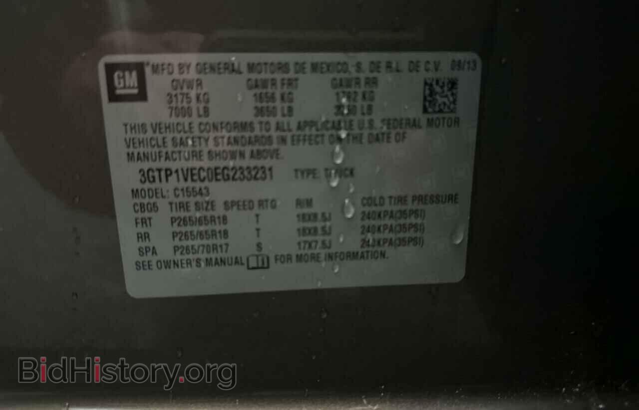 2014 GMC SIERRA - VIN: 3GTP1VEC0EG233231 - Photo 10