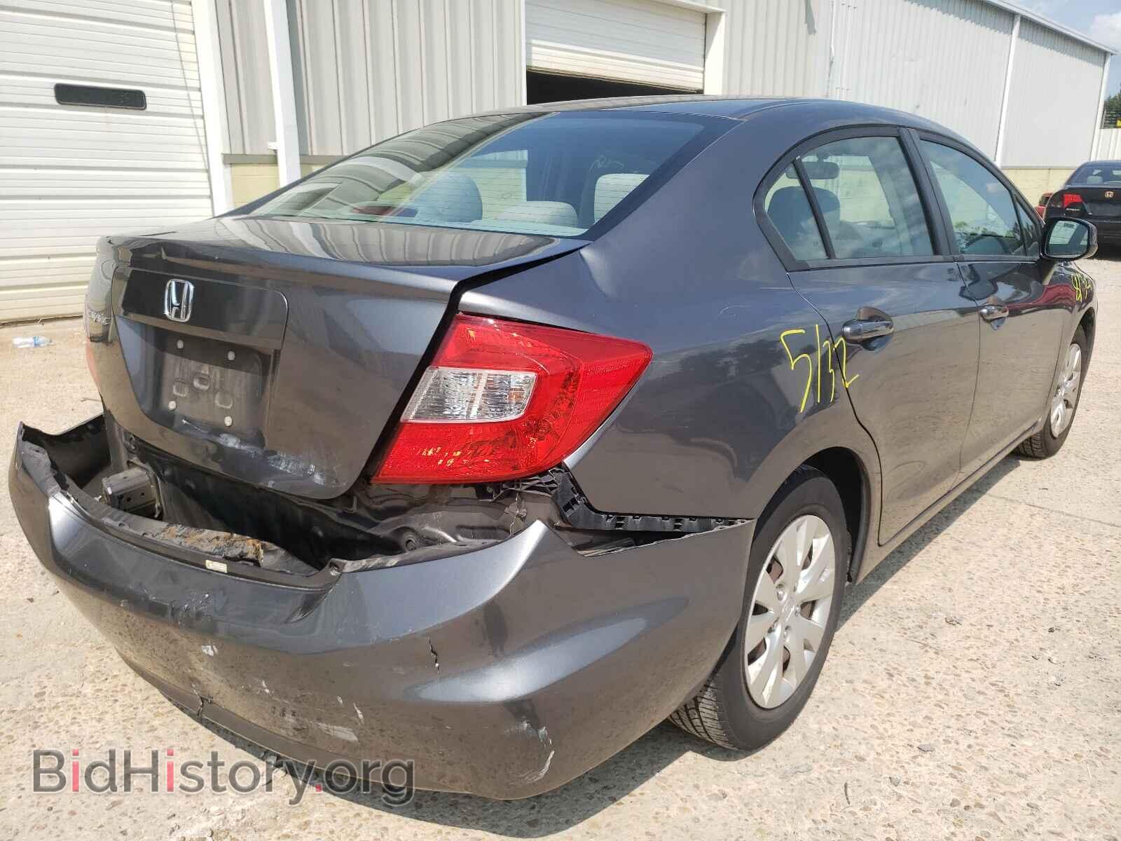 2012 HONDA CIVIC - VIN: 19XFB2F52CE364791 - Фото 4