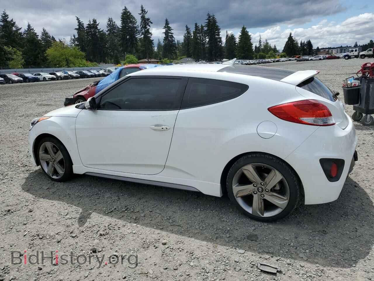 2013 HYUNDAI VELOSTER - VIN: KMHTC6AE2DU163017 - Фото 2