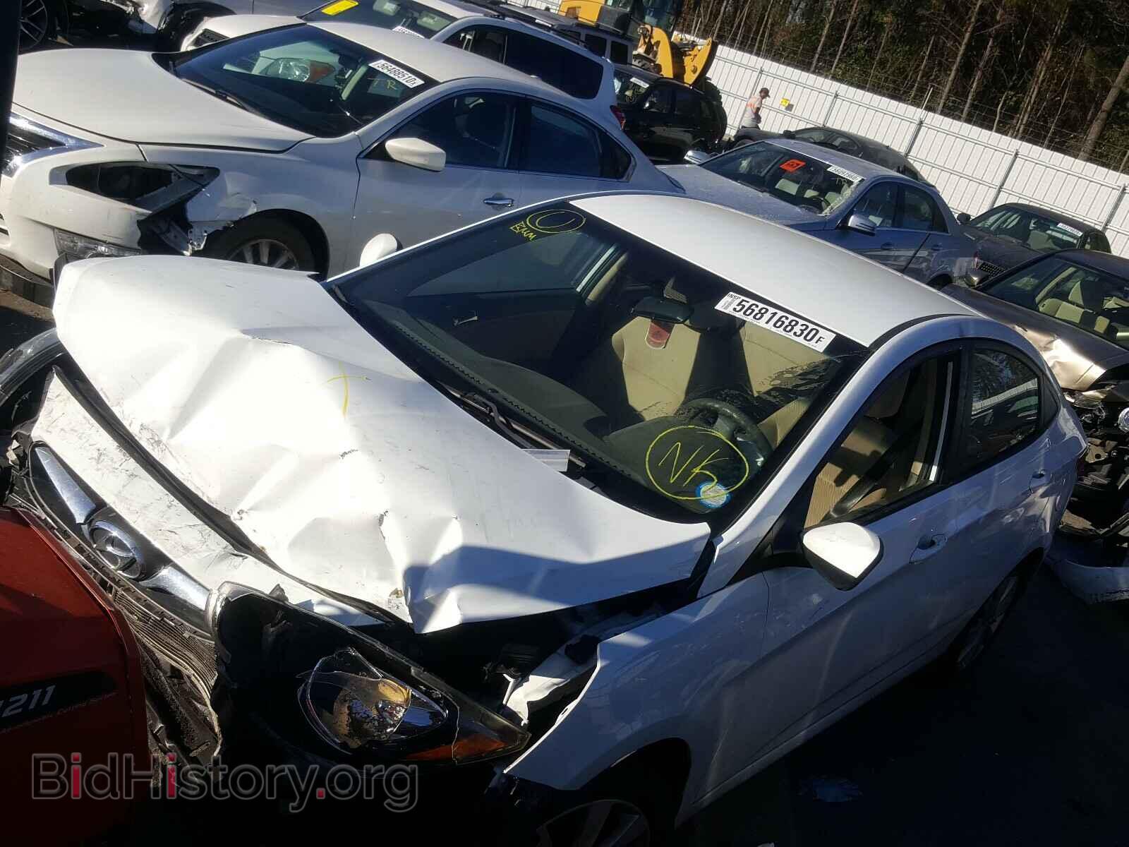 2013 HYUNDAI ACCENT - VIN: KMHCU4AEXDU444189 - Фото 2