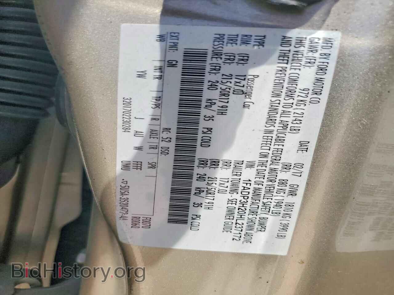 2017 FORD FOCUS - VIN: 1FADP3H20HL237172 - Photo 12