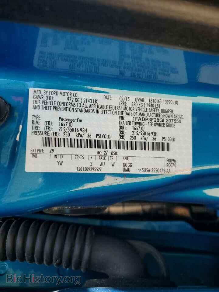 2016 FORD FOCUS - VIN: 1FADP3F28GL207550 - Photo 12