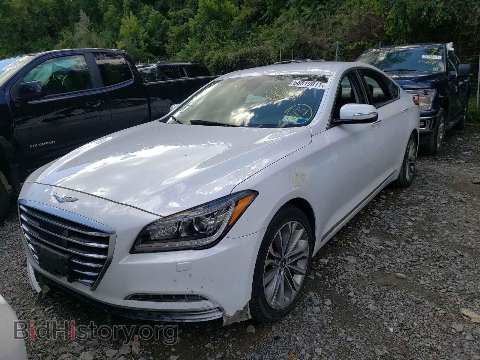 2017 GENESIS G80 - VIN: KMHGN4JEXHU206296 - Фото 2