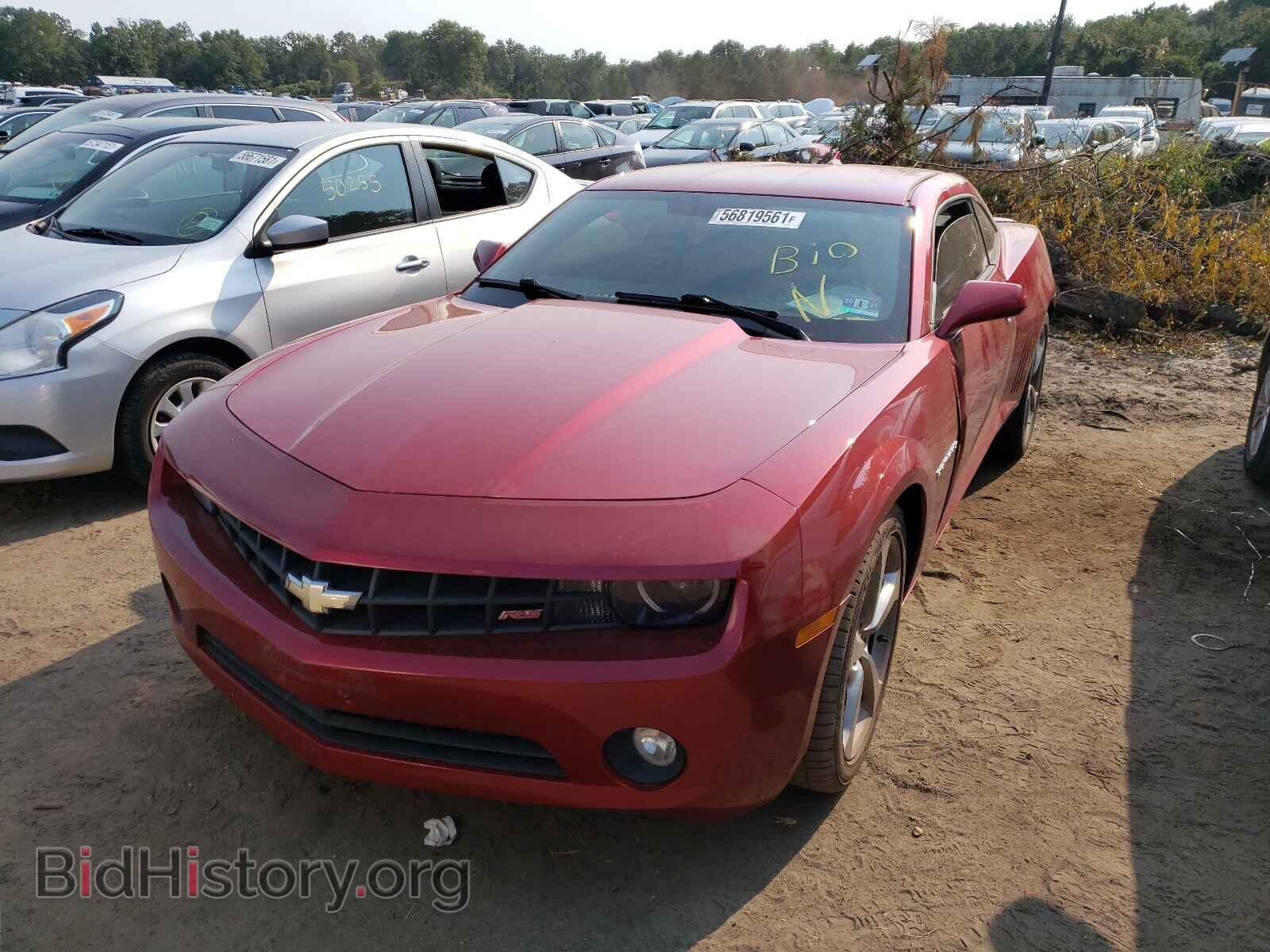 2013 CHEVROLET CAMARO - VIN: 2G1FB1E37D9245542 - Фото 2
