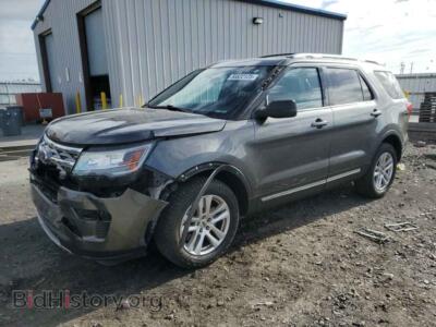 2018 Ford EXPLORER XLT, серый — VIN 1FM5K8D89JGB57433, Copart
