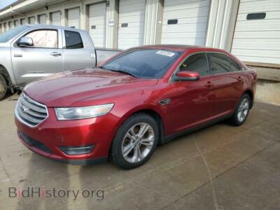 2013 Ford TAURUS SEL, red — VIN 1FAHP2E81DG192525, Copart