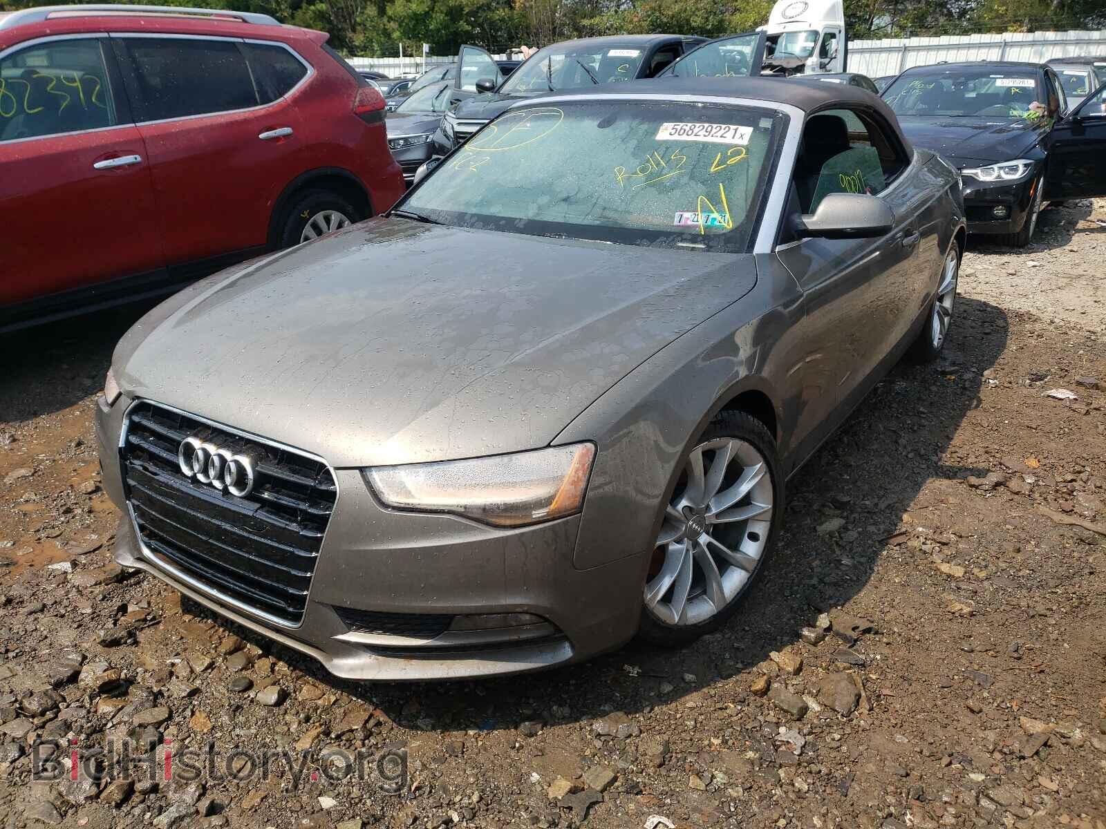 2014 AUDI A5 - VIN: WAUCFAFH4EN010715 - Фото 2