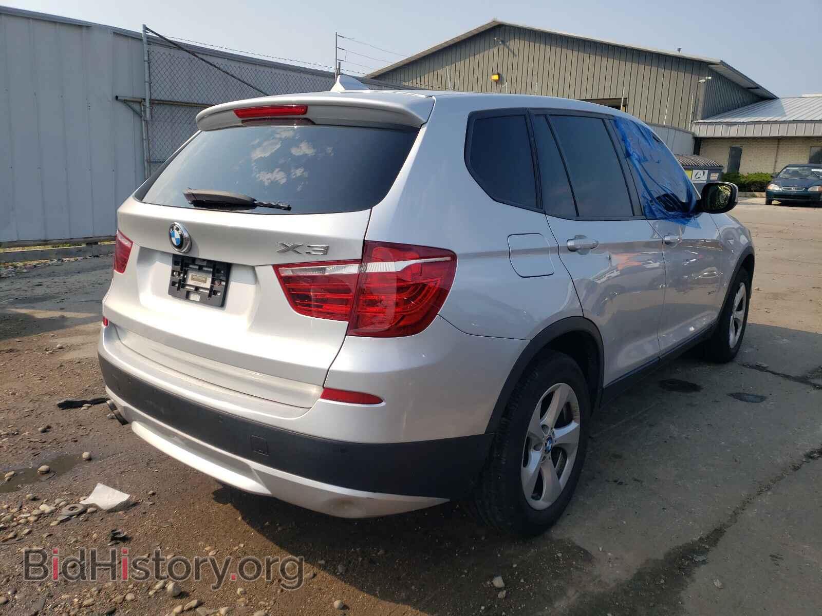 2012 BMW X3 - VIN: 5UXWX5C5XCL719557 - Фото 4