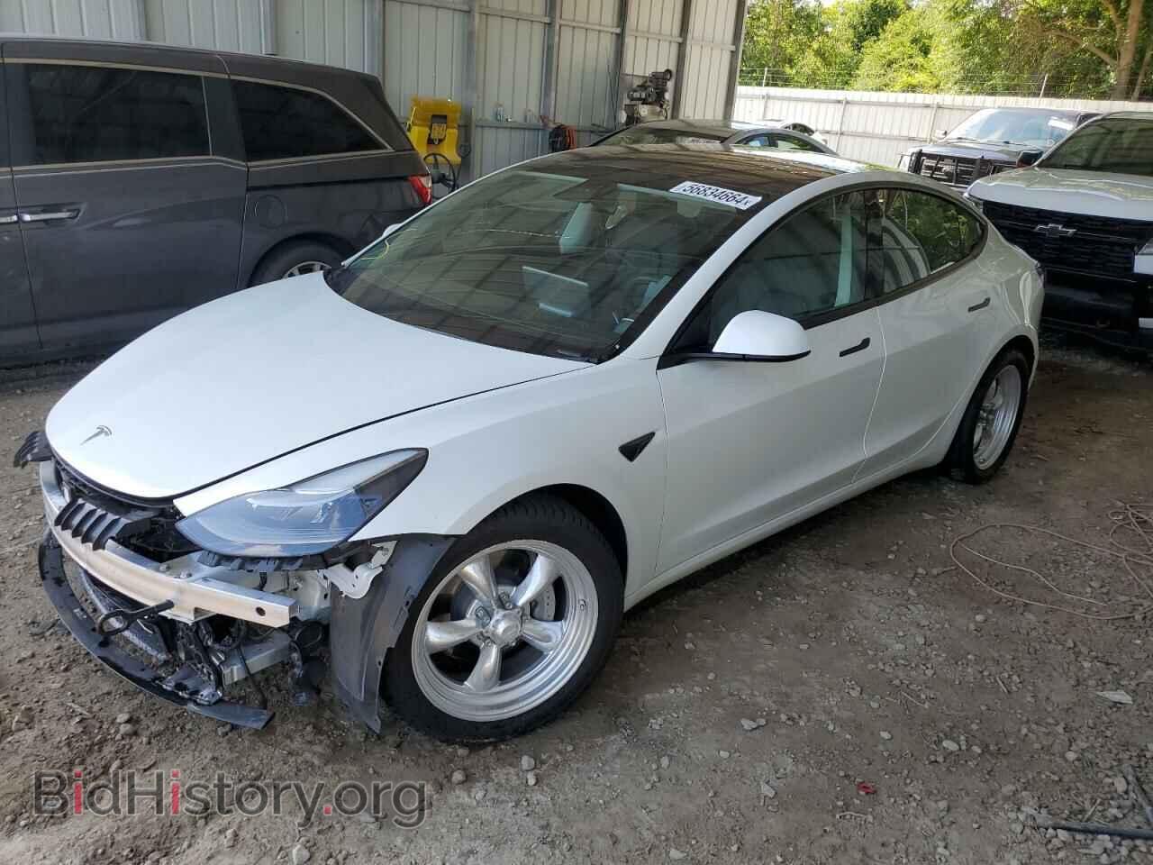 Photo 5YJ3E1EB2NF104609 - TESLA MODEL 3 2022