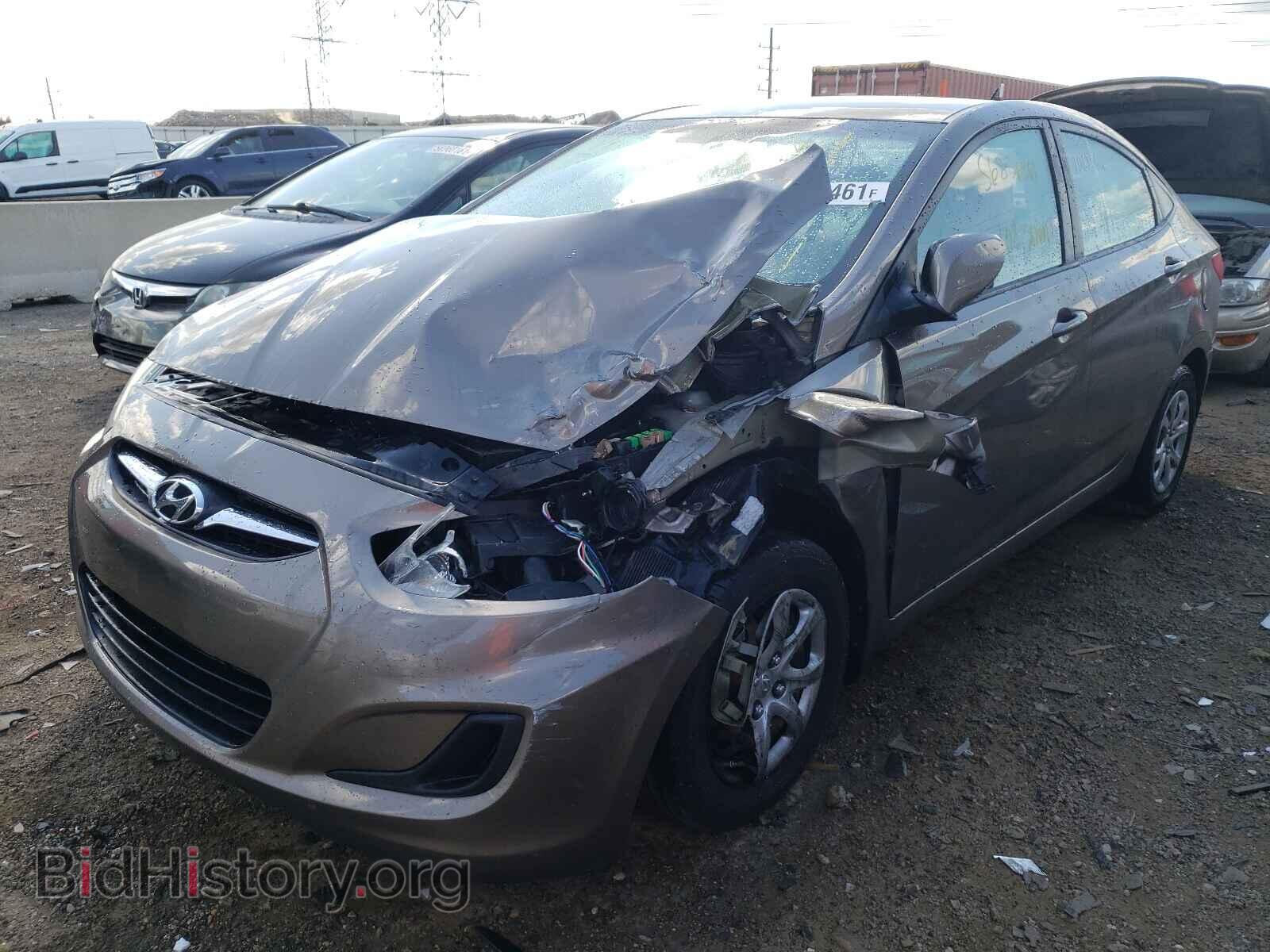2012 HYUNDAI ACCENT - VIN: KMHCT4AEXCU209079 - Фото 2