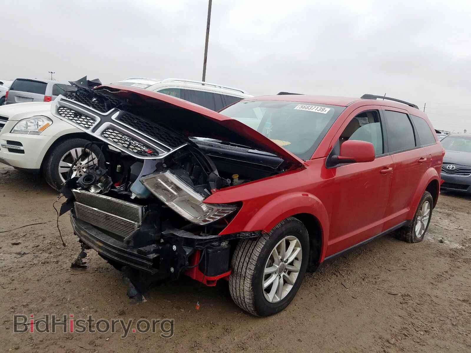 2014 DODGE JOURNEY - VIN: 3C4PDCBG8ET296653 - Фото 2