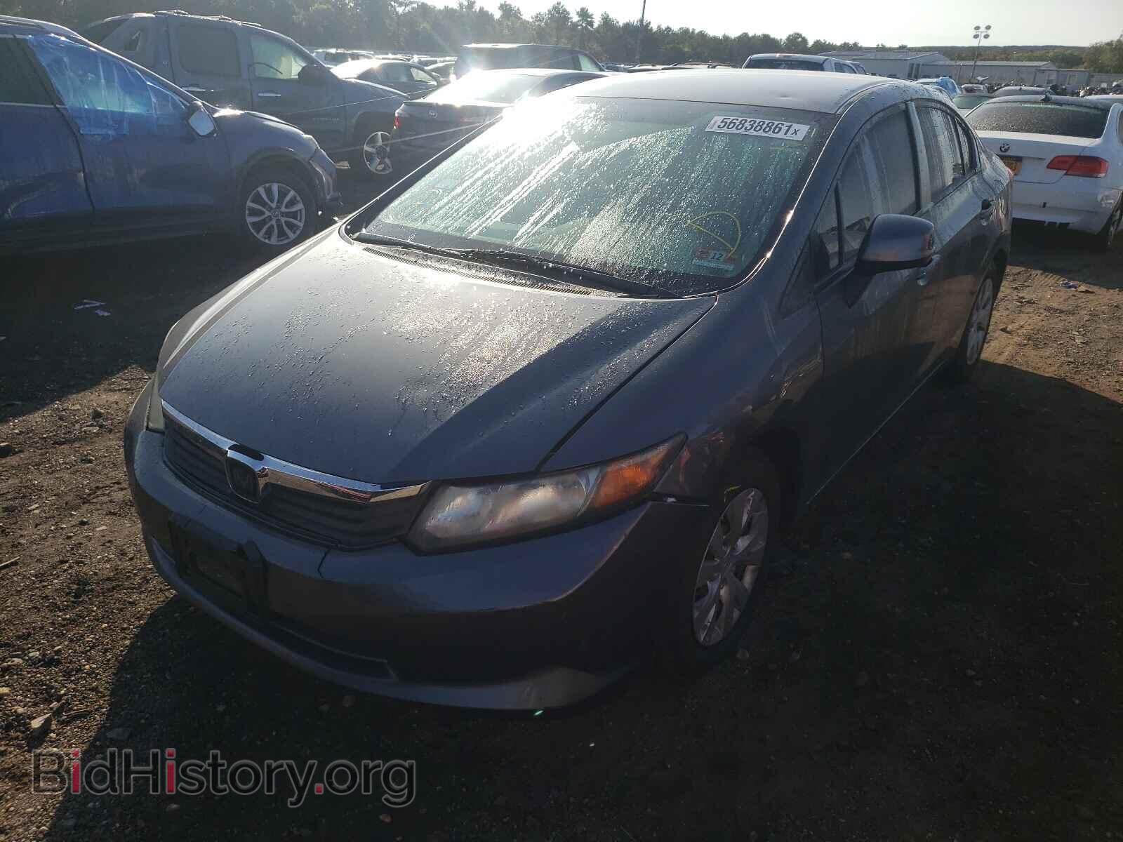 2012 HONDA CIVIC - VIN: 19XFB2F59CE092420 - Фото 2