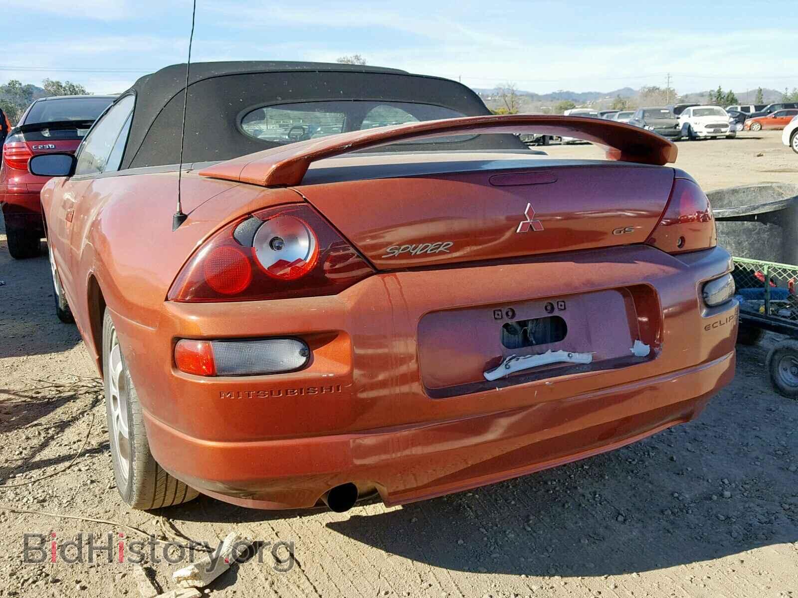 2001 MITSUBISHI ECLIPSE - VIN: 4A3AE45G91E140648 - Фото 3