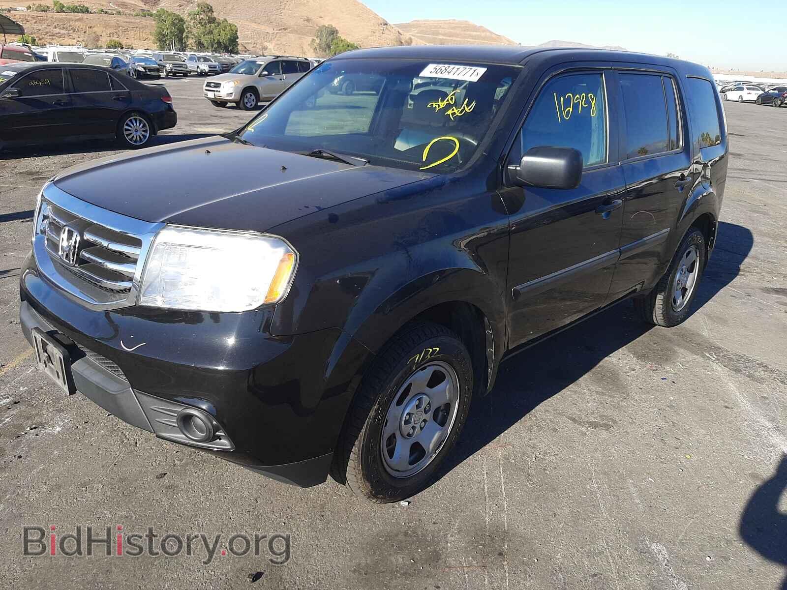 2012 HONDA PILOT - VIN: 5FNYF3H21CB009837 - Фото 2