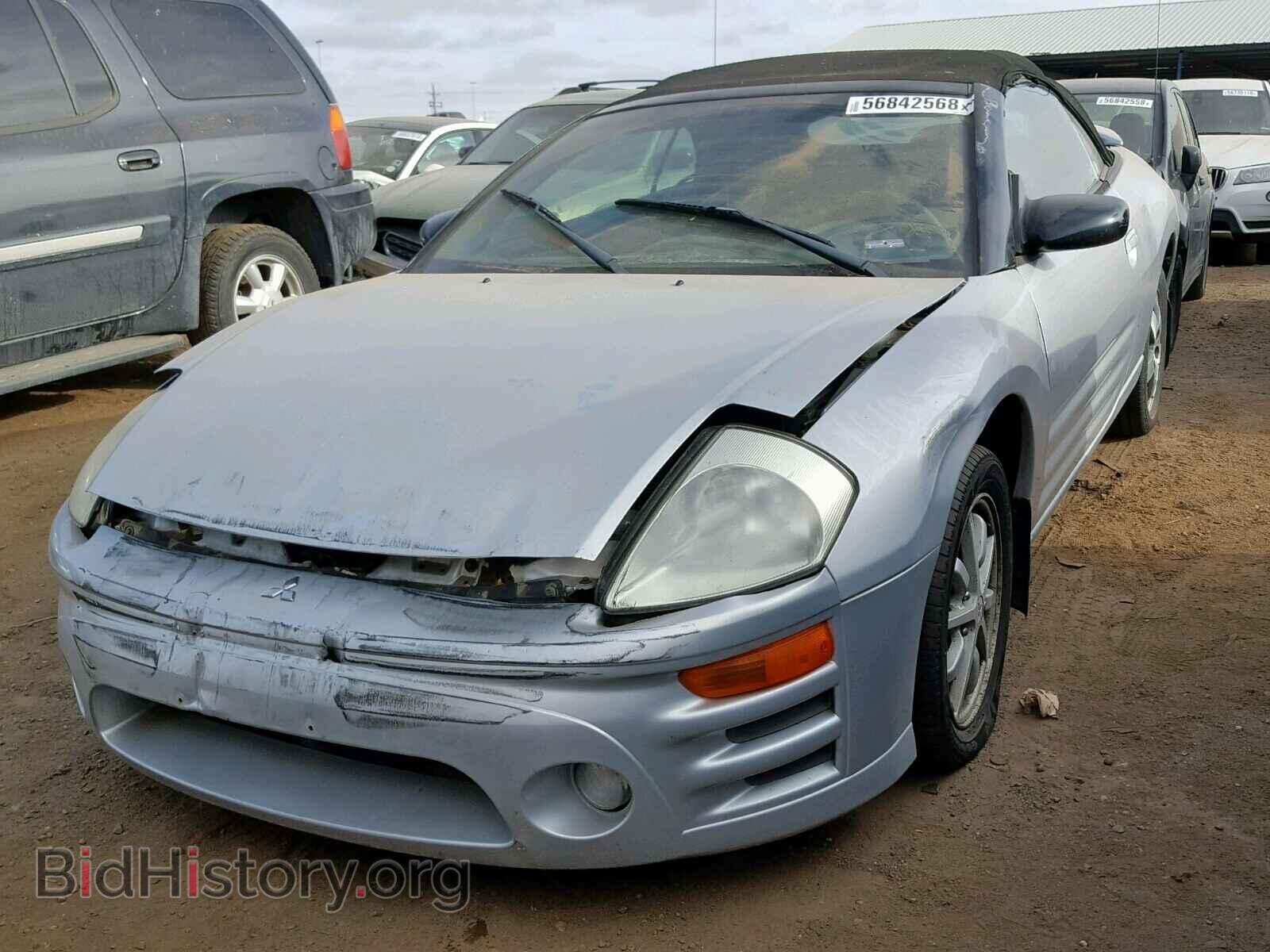 2003 MITSUBISHI ECLIPSE - VIN: 4A3AE45G63E006764 - Фото 2