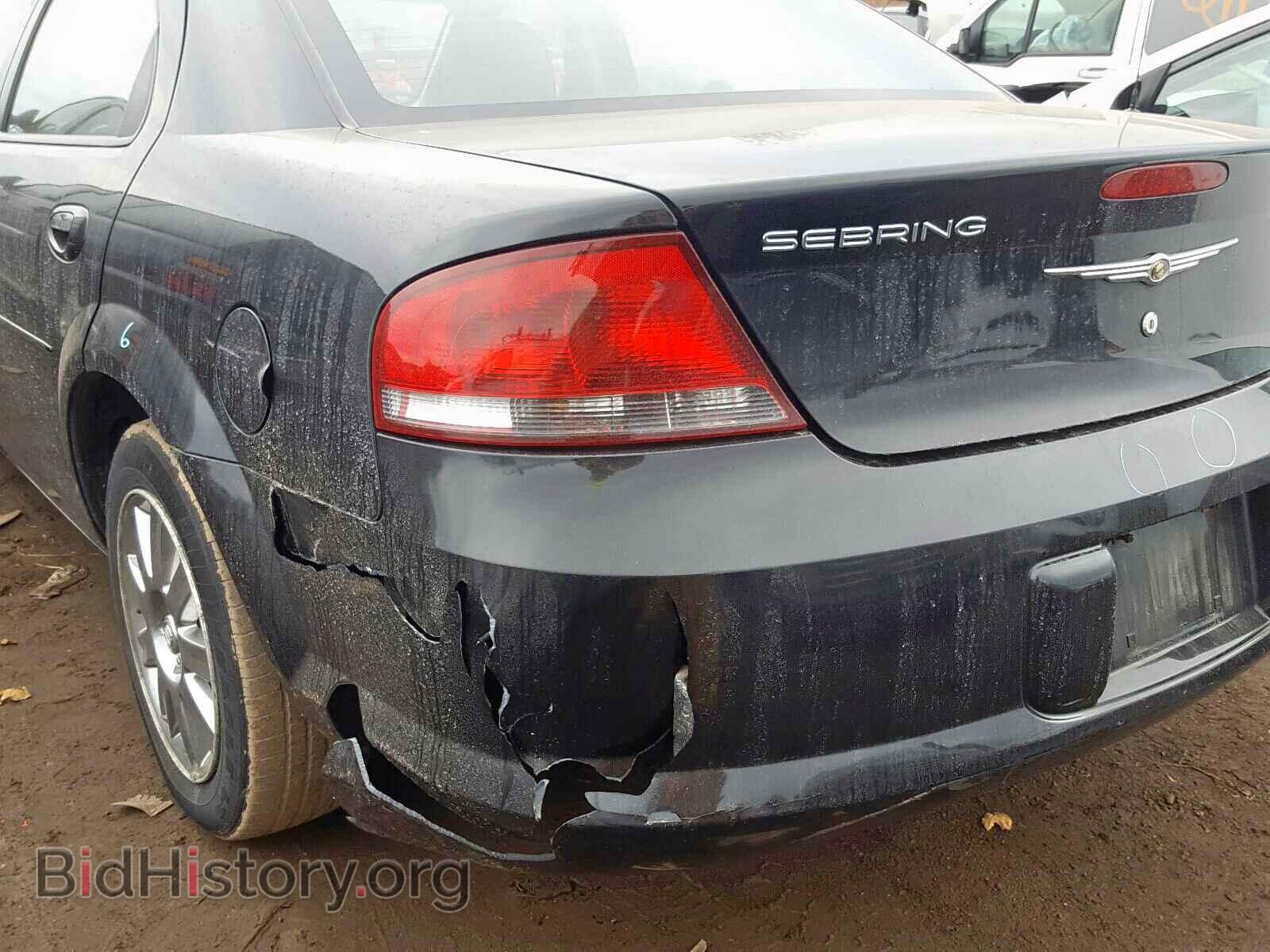 2006 CHRYSLER SEBRING - VIN: 1C3EL46X86N236551 - Фото 9