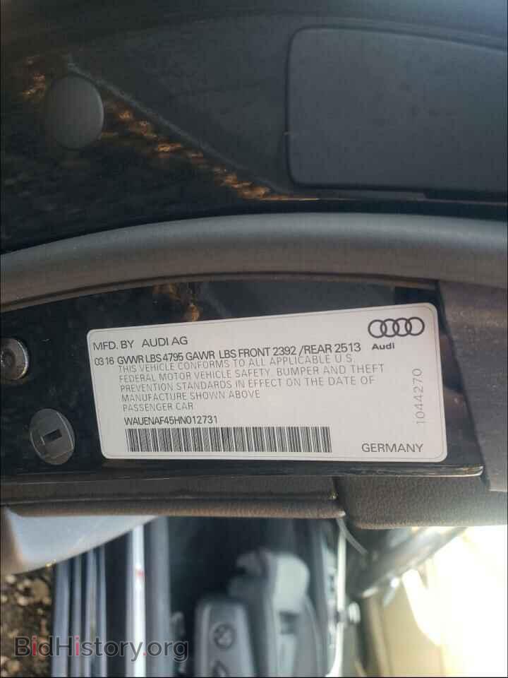 2017 AUDI A4 - VIN: WAUENAF45HN012731 - Фото 10
