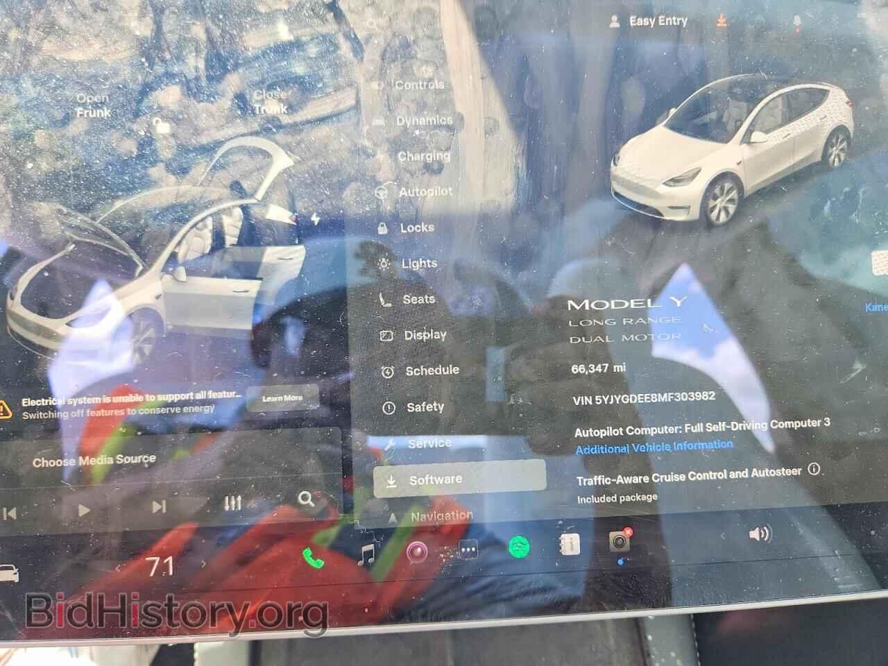 2021 TESLA MODEL Y - VIN: 5YJYGDEE8MF303982 - Фото 9