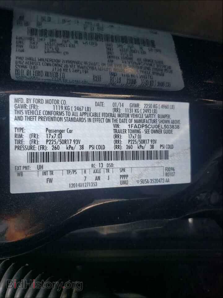 2014 FORD CMAX - VIN: 1FADP5CU0EL503838 - Фото 10