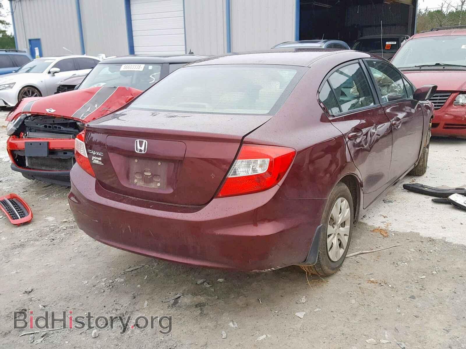 2012 HONDA CIVIC LX - VIN: 19XFB2F51CE060691 - Фото 4