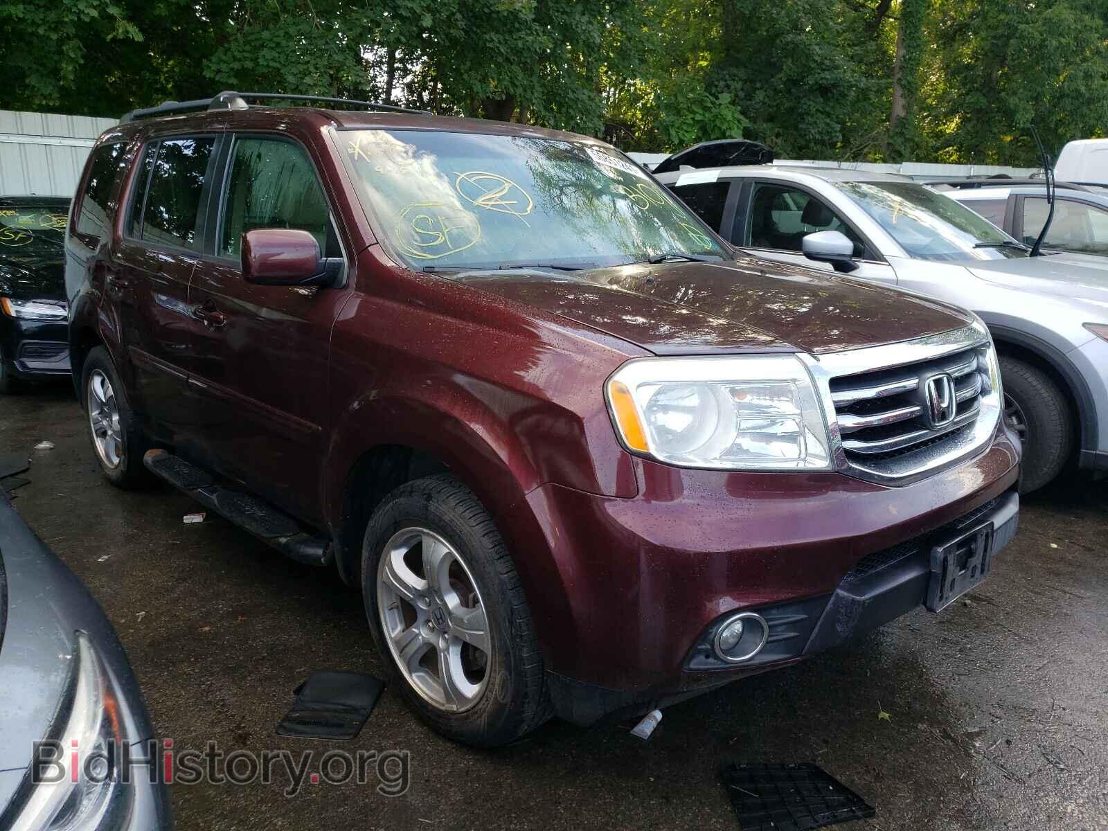Фотография 5FNYF4H51CB080357 - HONDA PILOT 2012