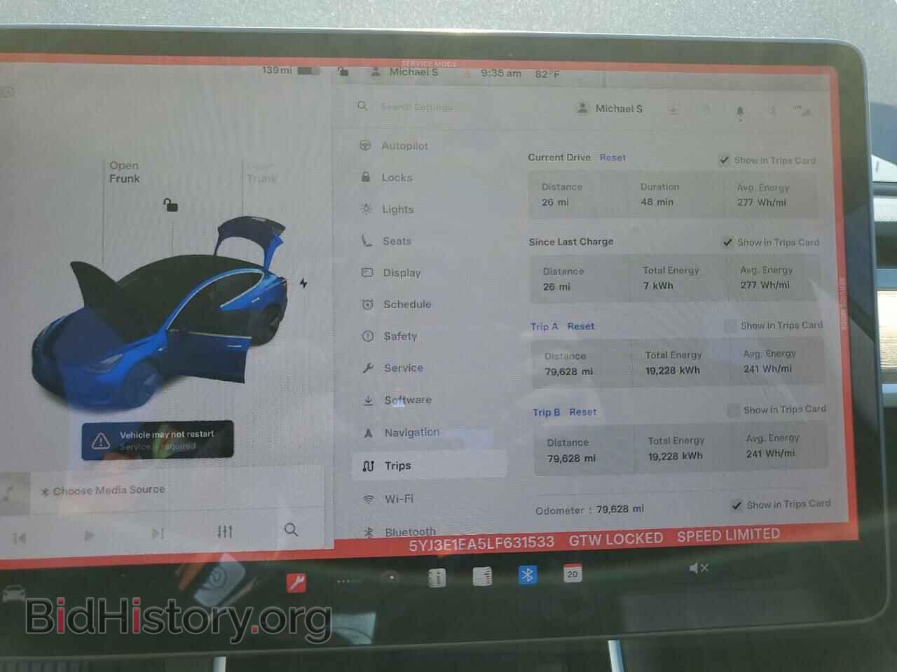 2020 TESLA MODEL 3 - VIN: 5YJ3E1EA5LF631533 - Photo 9