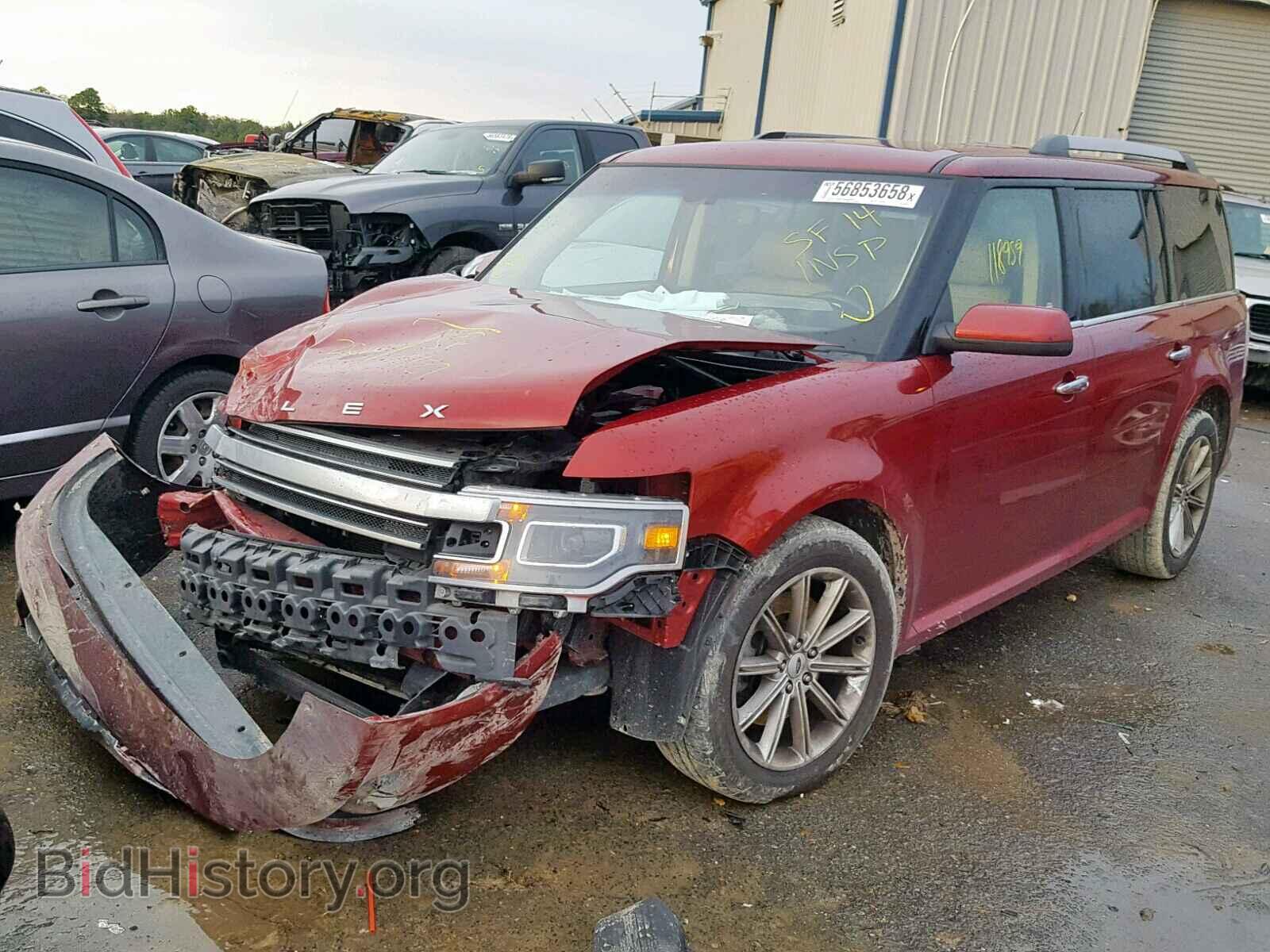 2014 FORD FLEX LIMIT - VIN: 2FMHK6D89EBD30608 - Фото 2