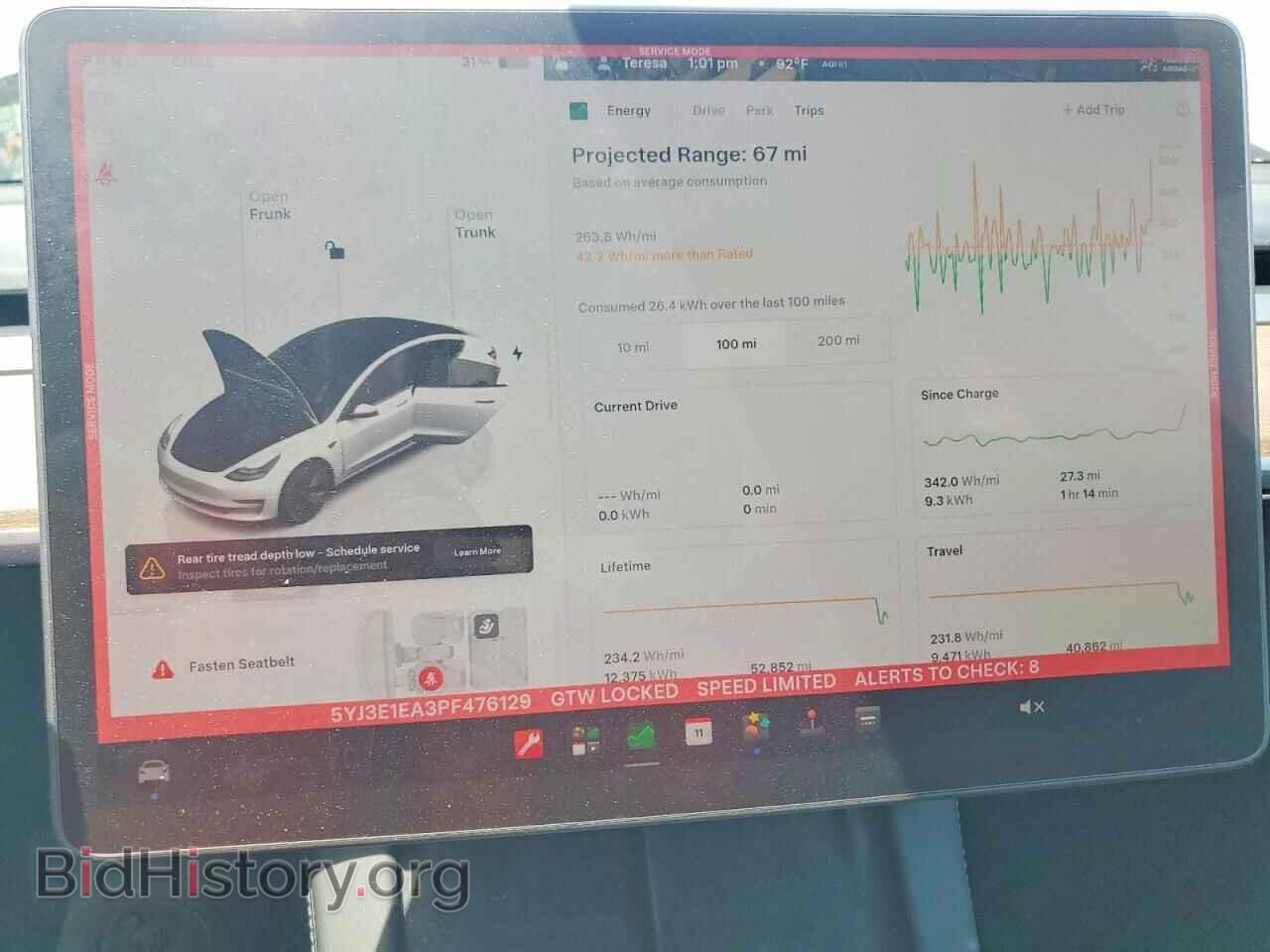 2023 TESLA MODEL 3 - VIN: 5YJ3E1EA3PF476129 - Photo 9