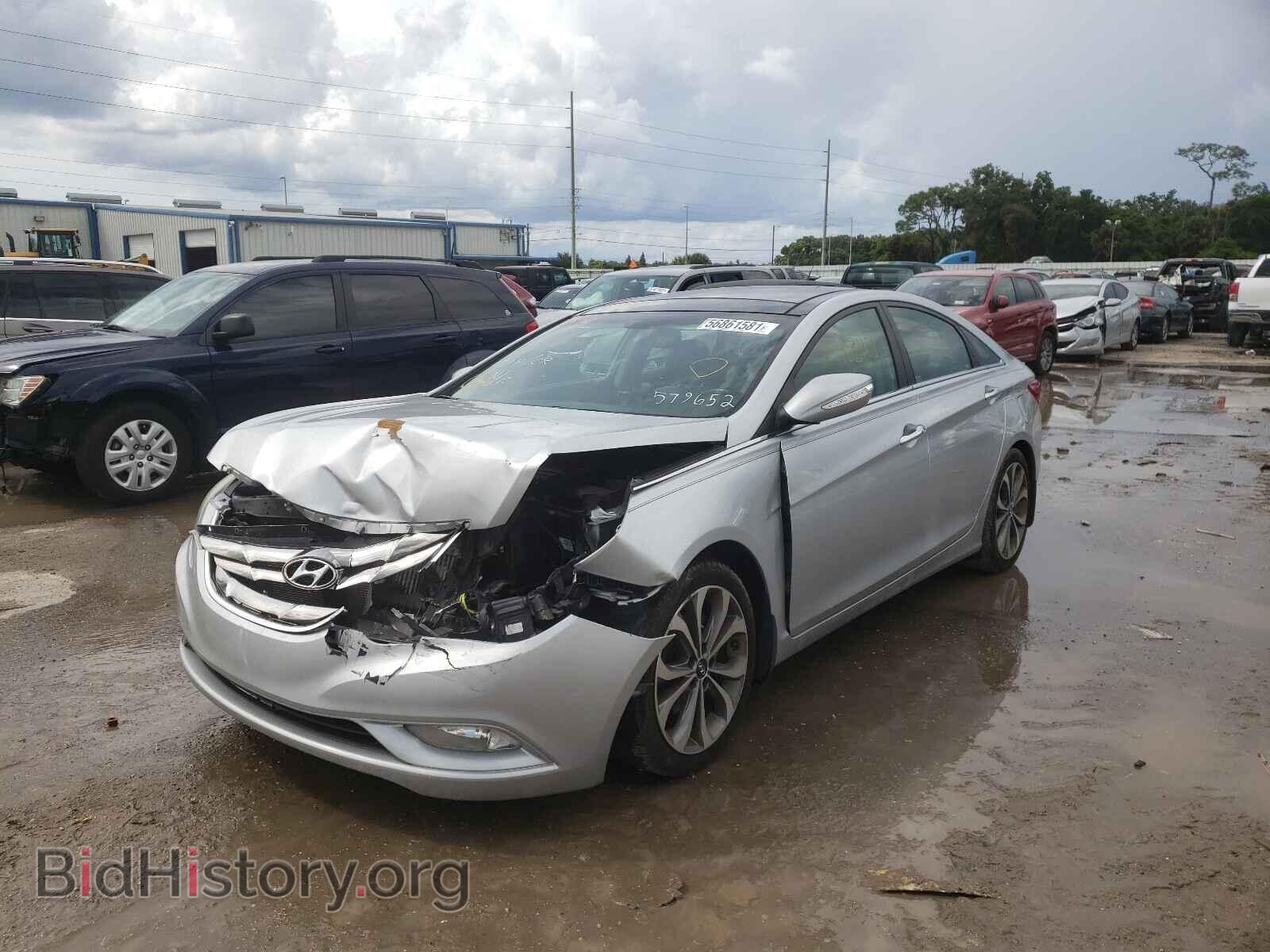 2013 HYUNDAI SONATA - VIN: 5NPEC4AB2DH579652 - Фото 2