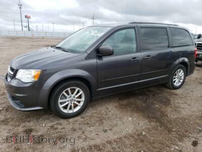 2015 Dodge CARAVAN SXT, gray — VIN 2C4RDGCGXFR732809, Copart