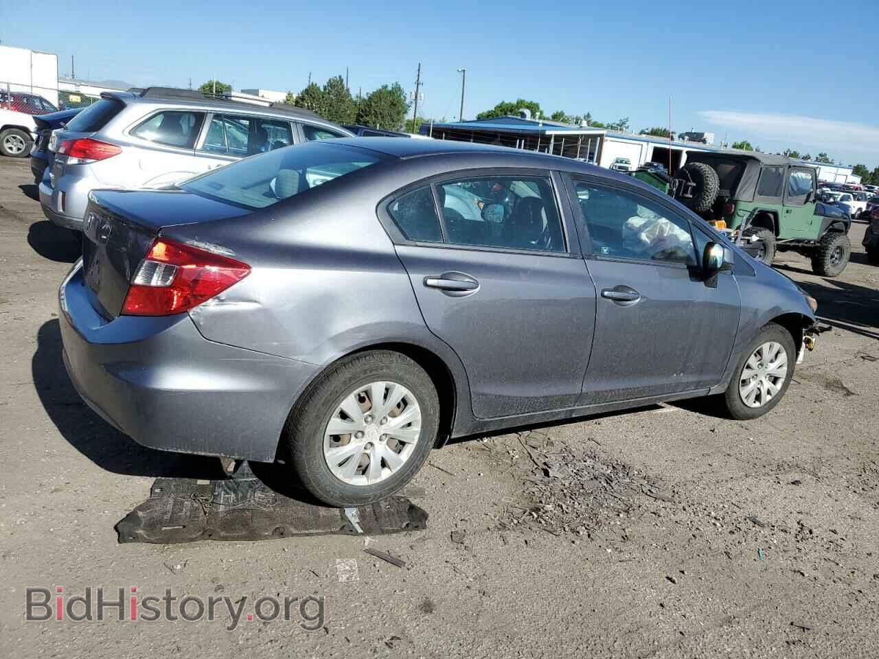 2012 HONDA CIVIC - VIN: 19XFB2F55CE016256 - Фото 3