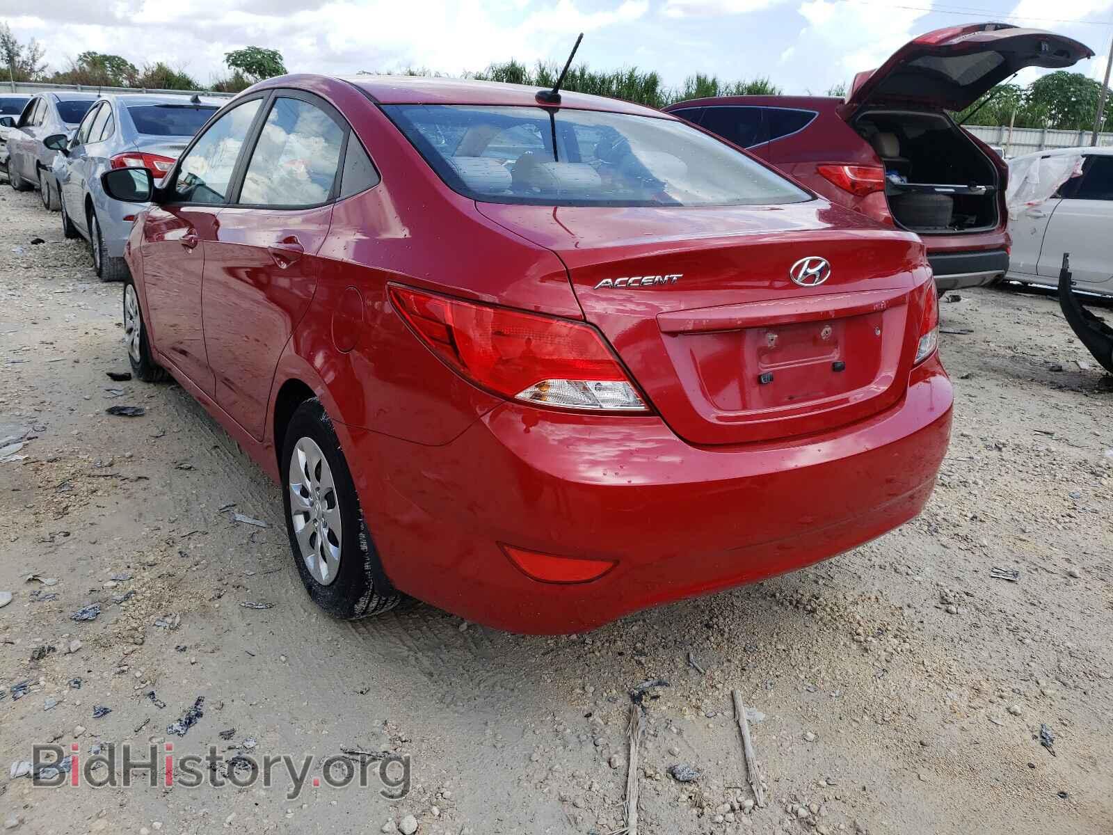 2016 HYUNDAI ACCENT - VIN: KMHCT4AE5GU092727 - Фото 3