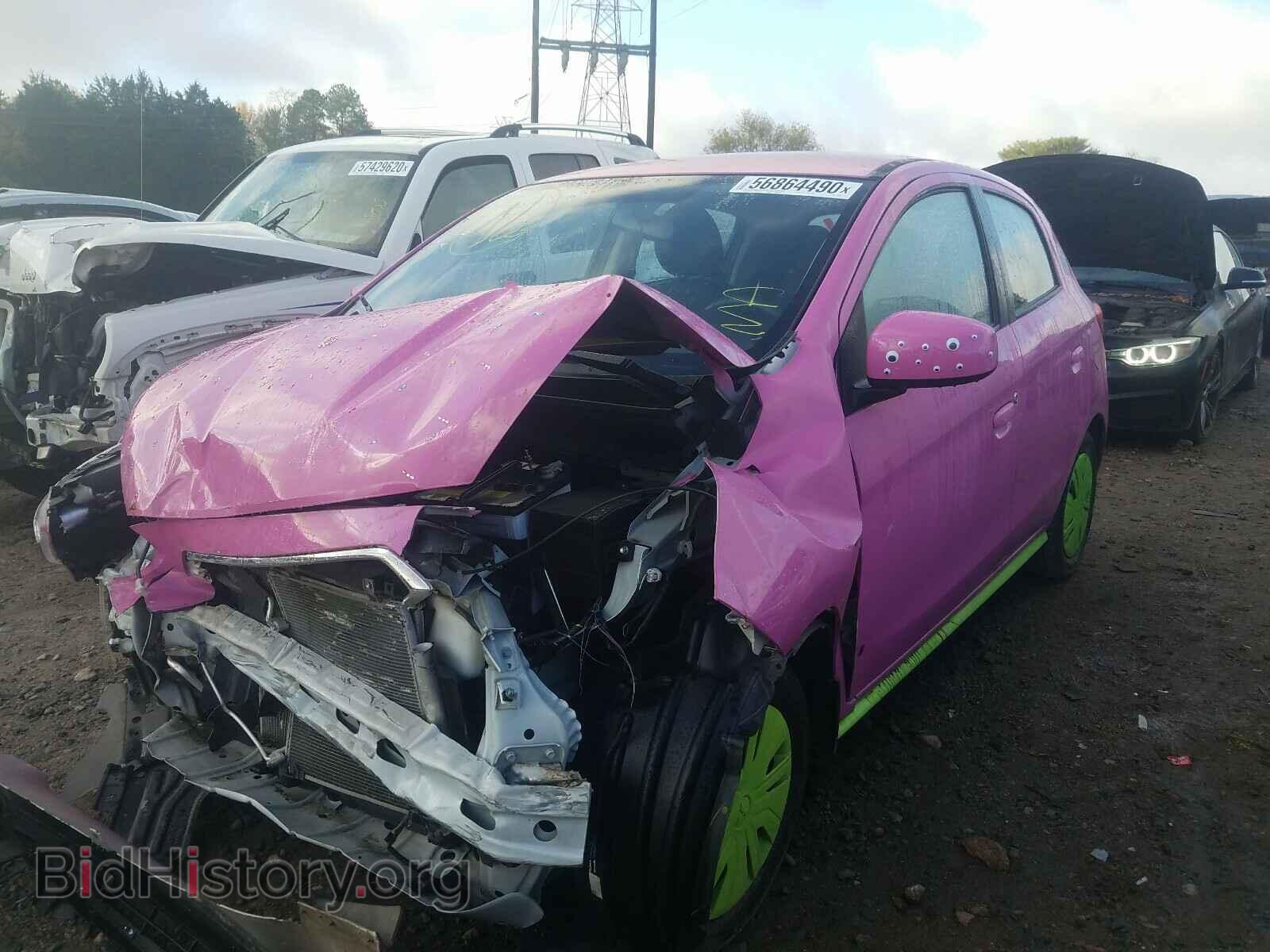 2019 MITSUBISHI MIRAGE - VIN: ML32A3HJ7KH006647 - Фото 2