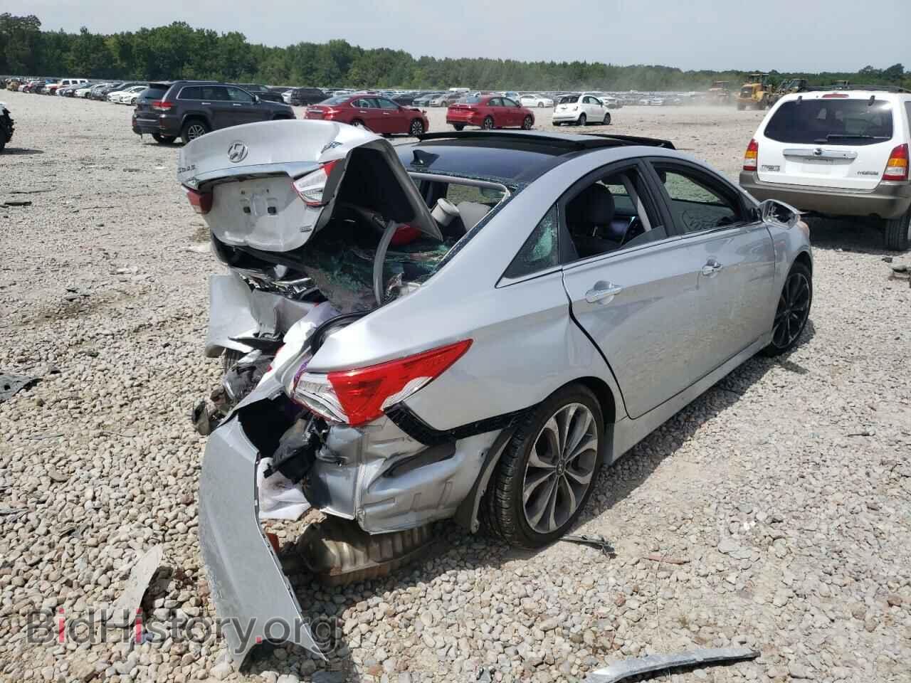 2014 HYUNDAI SONATA - VIN: 5NPEC4ABXEH825221 - Фото 4