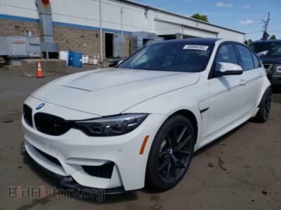 2018 BMW M3, white — VIN WBS8M9C56J5K99610, Copart