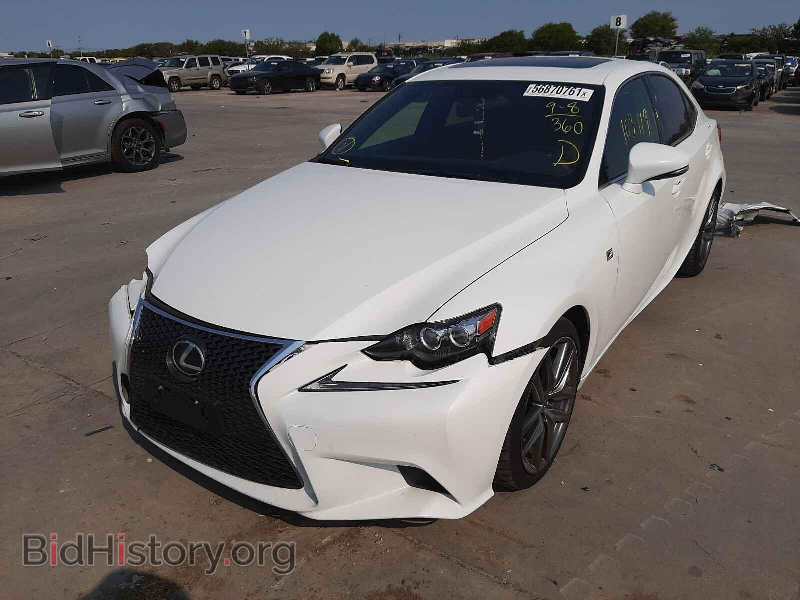 2016 LEXUS IS - VIN: JTHBA1D27G5016084 - Фото 2