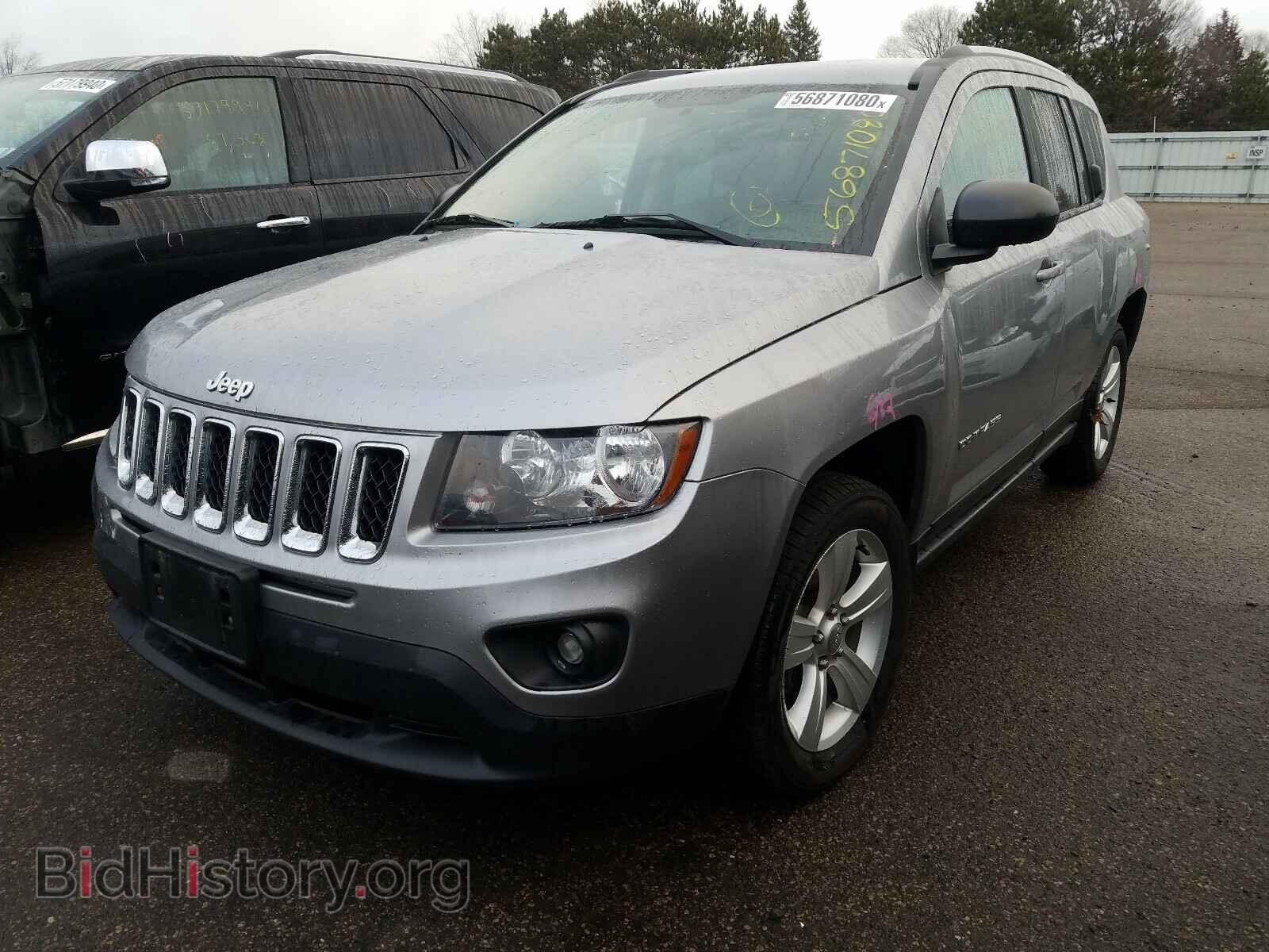 2016 JEEP COMPASS - VIN: 1C4NJDBB4GD565833 - Фото 2