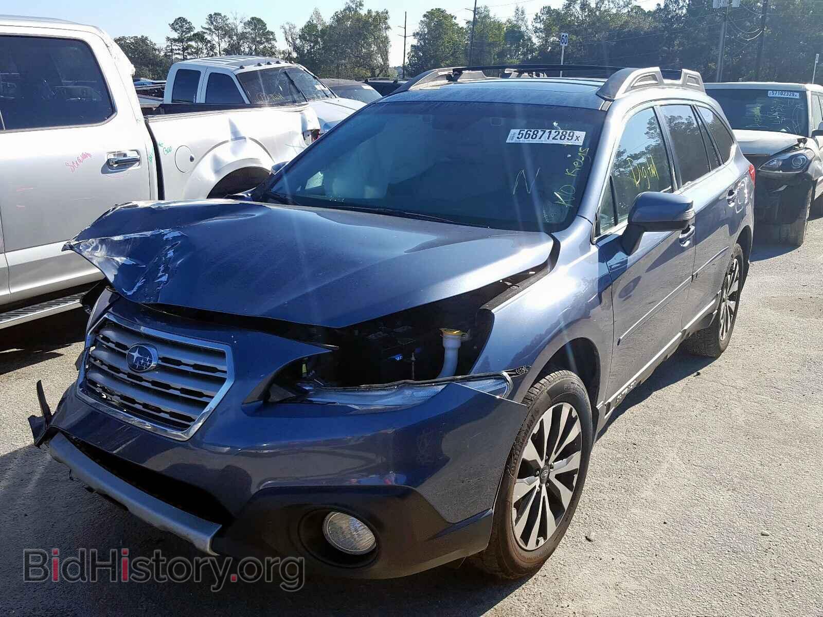 2016 SUBARU OUTBACK - VIN: 4S4BSBNC7G3356385 - Фото 2
