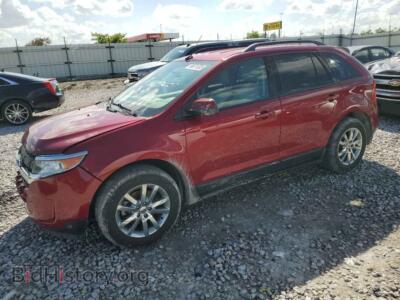 2014 Ford EDGE SEL, красный — VIN 2FMDK3J9XEBB35224, Copart