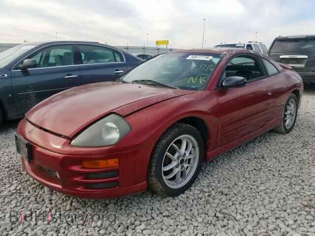 2001 MITSUBISHI ECLIPSE - VIN: 4A3AC54H61E156926 - Фото 2