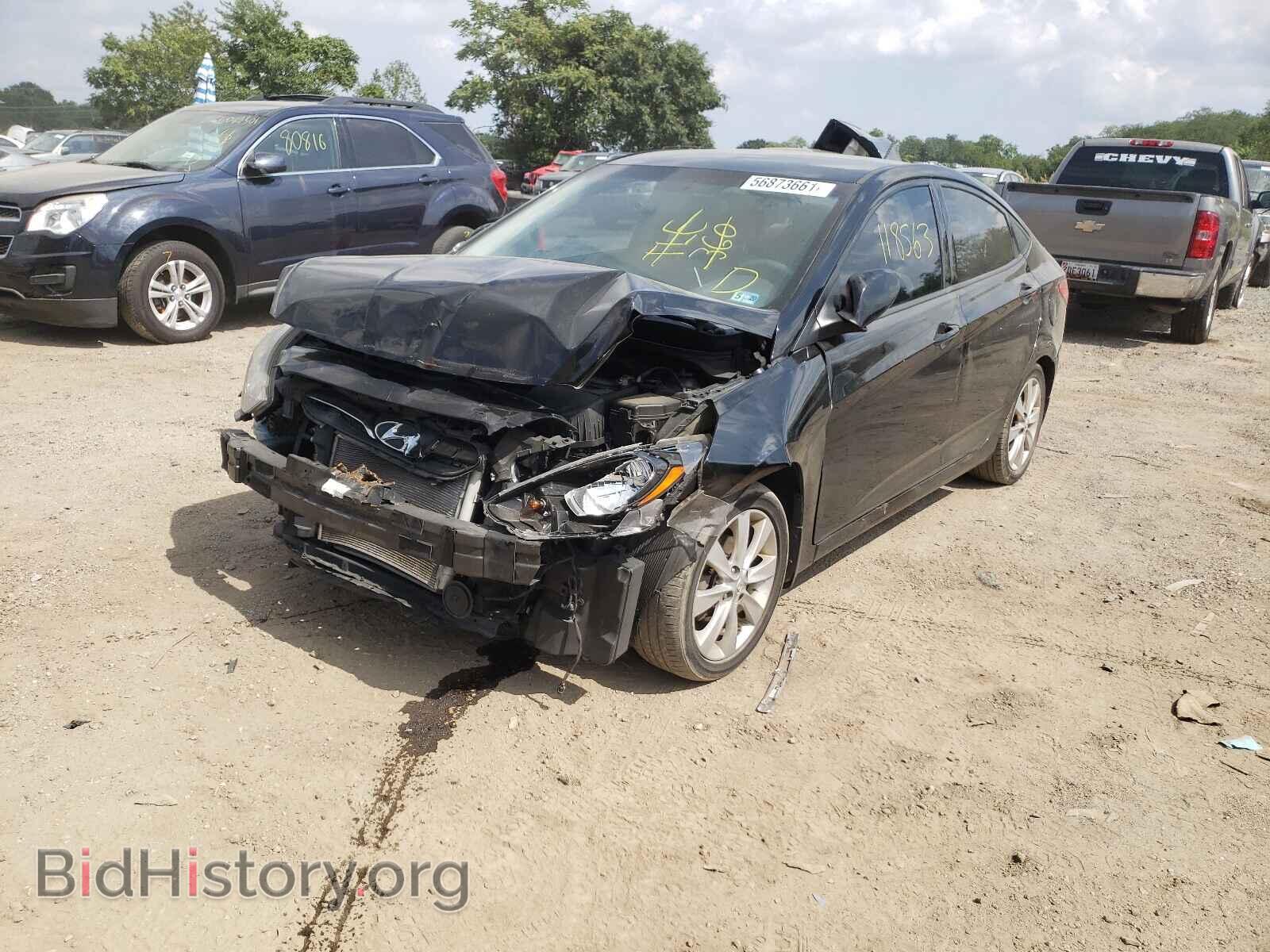 2012 HYUNDAI ACCENT - VIN: KMHCU4AE7CU260021 - Фото 2
