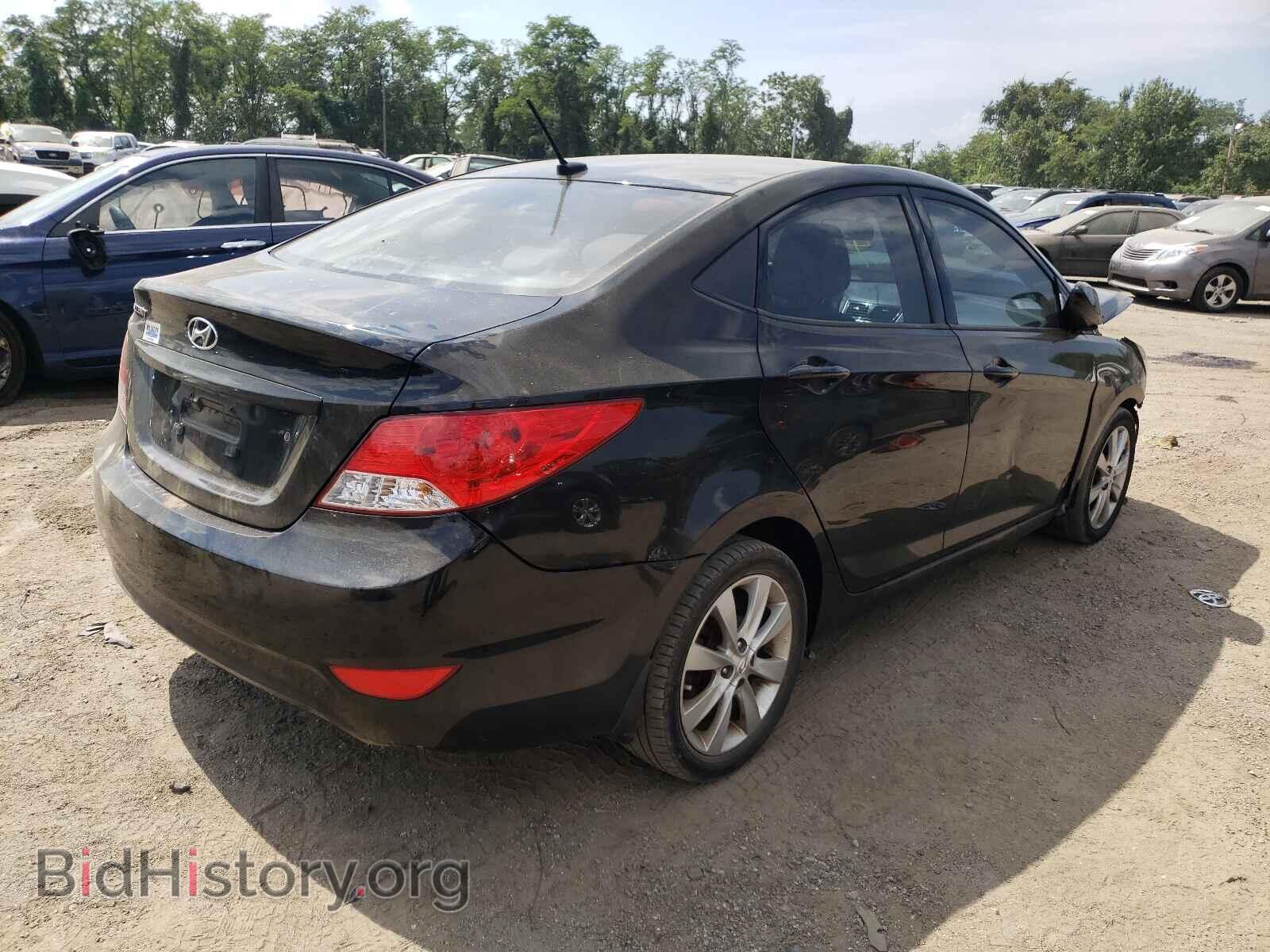 2012 HYUNDAI ACCENT - VIN: KMHCU4AE7CU260021 - Фото 4