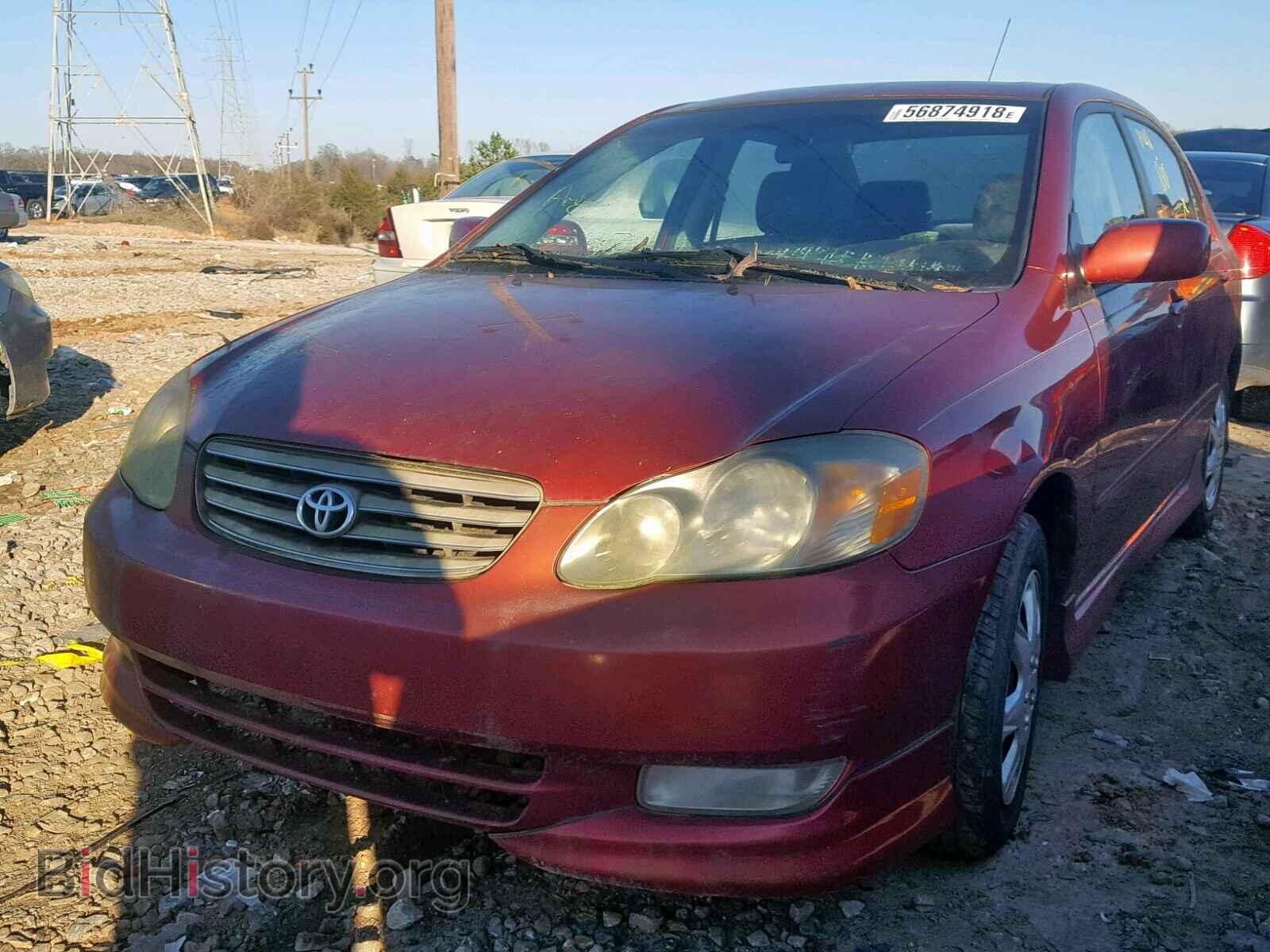 2003 TOYOTA COROLLA - VIN: 2T1BR32E93C118468 - Фото 2