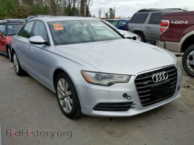 2014 Audi A6 A6 Premium, серебристый — VIN WAUGFAFC6EN035752, Copart