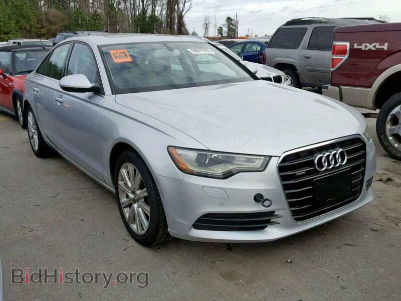 2014 Audi A6 A6 Premium (VIN WAUGFAFC6EN035752) — фото 1 из 10, Copart, повреждение: задняя часть