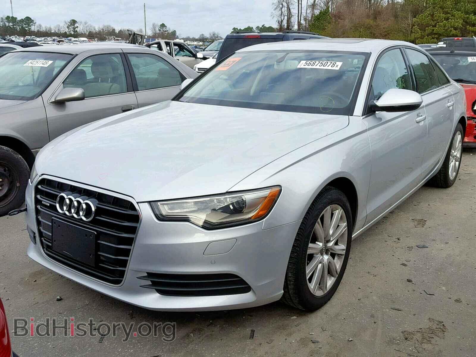 2014 AUDI A6 - VIN: WAUGFAFC6EN035752 - Фото 2